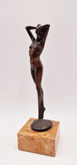 New Pamono Guido Mariani, Sculpture of Ballerina, 1950s, Bronze