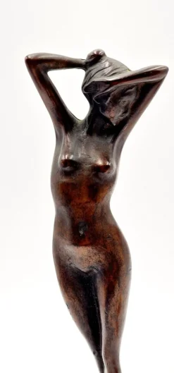 New Pamono Guido Mariani, Sculpture of Ballerina, 1950s, Bronze