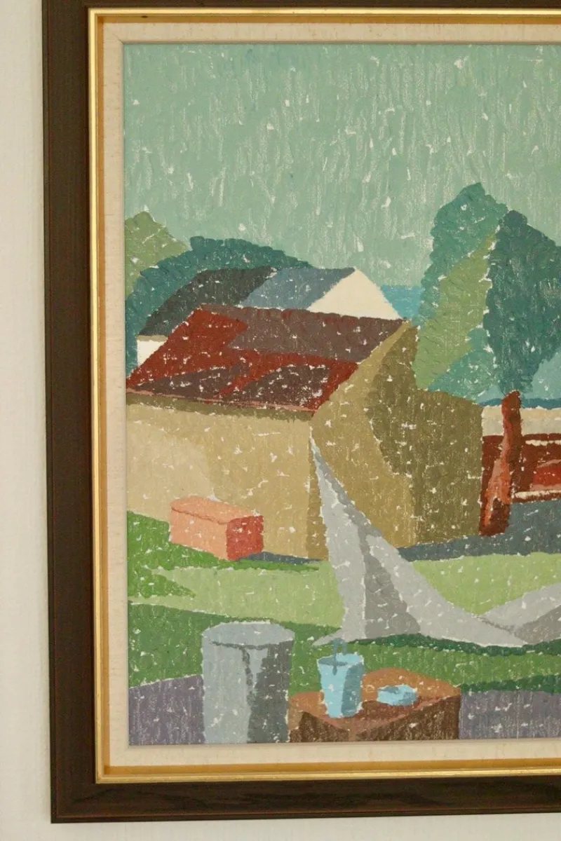 Pamono Gunnar Fohlin, Fisherman, 1960s, Oil on Canvas, Framed> Mid-Century