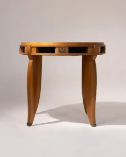 Pamono Guéridon Side Tible attributed to Jules Leleu, 1935><noscript><img width=