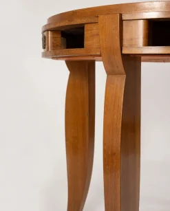 Pamono Guéridon Side Tible attributed to Jules Leleu, 1935><noscript><img width=