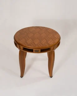 Pamono Guéridon Side Tible attributed to Jules Leleu, 1935><noscript><img width=