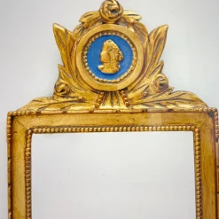 Pamono Gustavian Wall Mirror, 19th Century><noscript><img width=