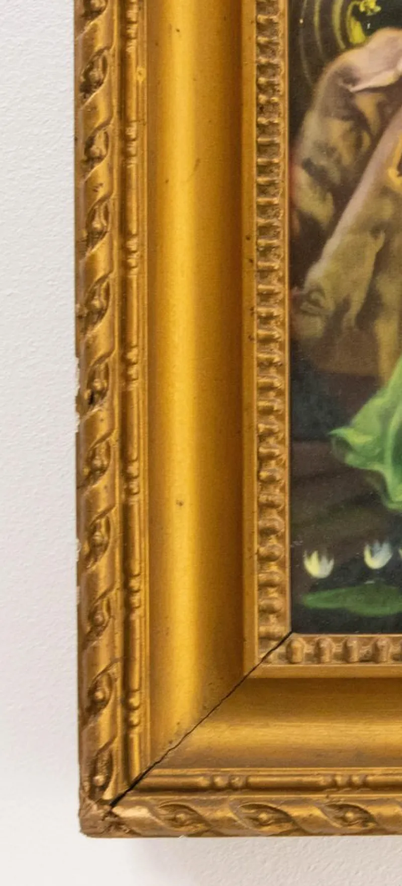 Outlet Pamono H Clementz, Boat of Nymphs, Late 19th Century, Chromolithograph, Framed