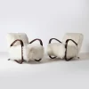 Hot Pamono H-269 Lounge Chairs by Jindrich Halabala, Czechoslovakia, 1950s, Set of 2