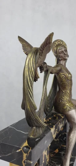 Clearance Pamono H. Molins, Art Deco Figurative Sculpture, 1920s-1940s, Bronze