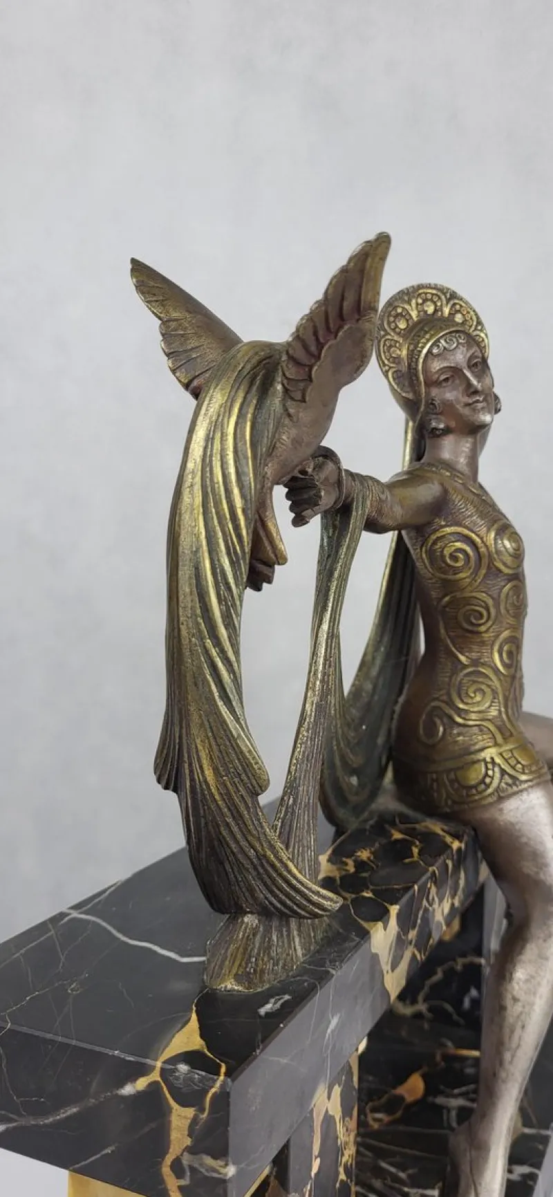 Clearance Pamono H. Molins, Art Deco Figurative Sculpture, 1920s-1940s, Bronze