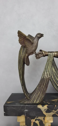 Clearance Pamono H. Molins, Art Deco Figurative Sculpture, 1920s-1940s, Bronze