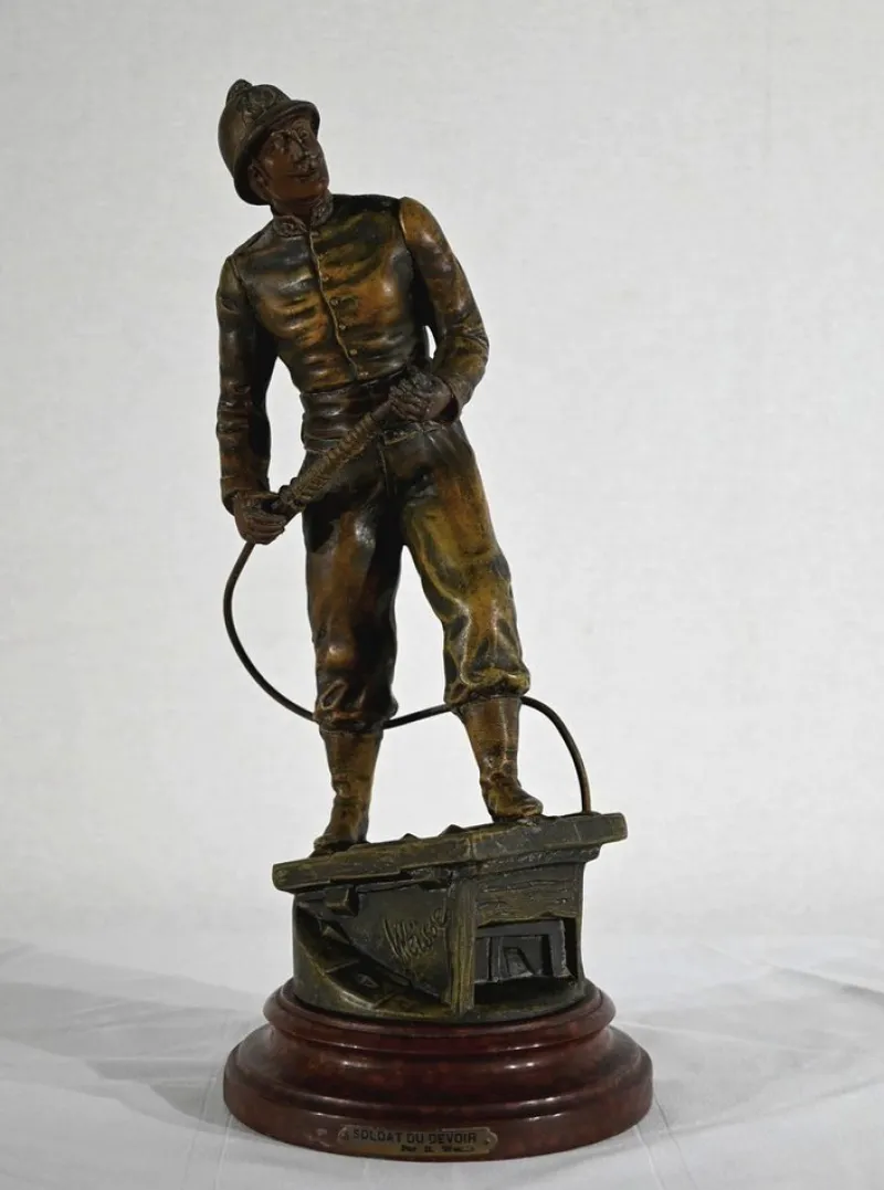 Outlet Pamono H. Weïsse, Soldat du Devoir, 1800s, Regula