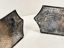 Hot Pamono Hammered Brass Wall Sconces, 1960s, Set of 2