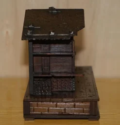Pamono Hand Carved Black Forest Wood Cigar Box, 1880s><noscript><img width=