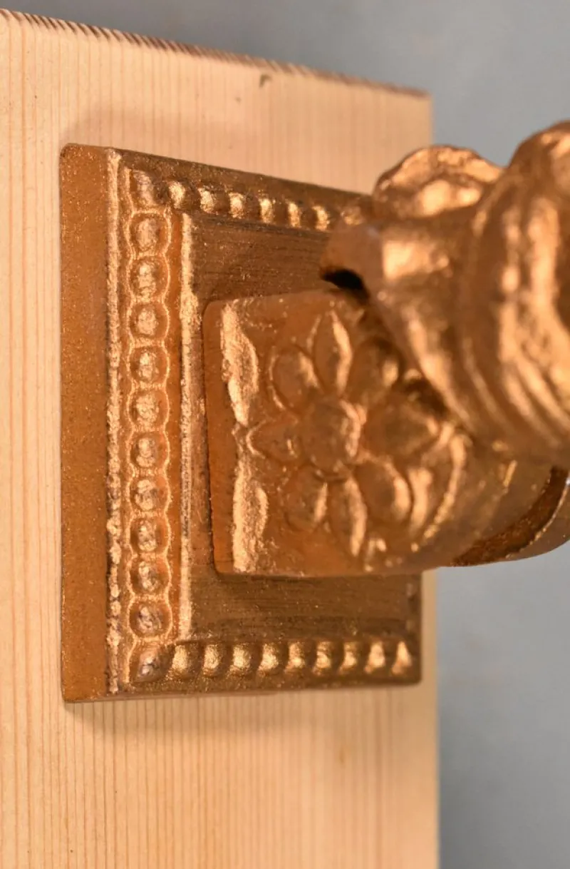 Pamono Hand of Fatima Door Knocker in Iron from Camion Frères> Architectural Elements