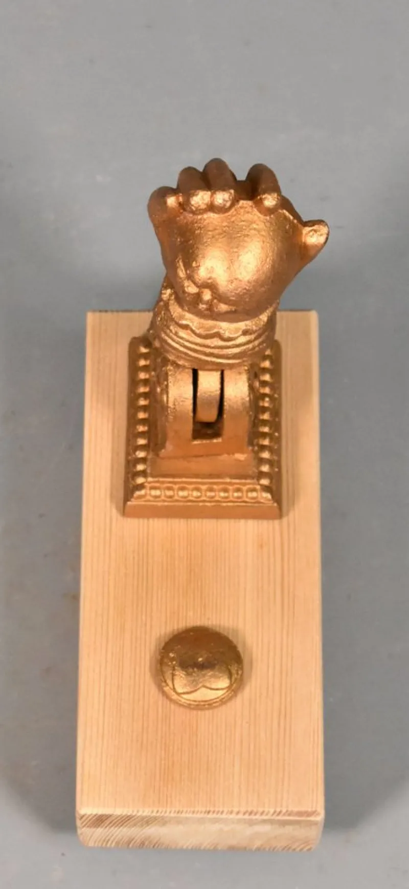 Pamono Hand of Fatima Door Knocker in Iron from Camion Frères> Architectural Elements