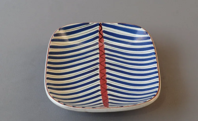 Pamono Hand Painted Bowl by Stig Lindberg for Gustavsberg, Sweden, 1950s> Bowls