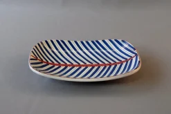 Pamono Hand Painted Bowl by Stig Lindberg for Gustavsberg, Sweden, 1950s><noscript><img width=