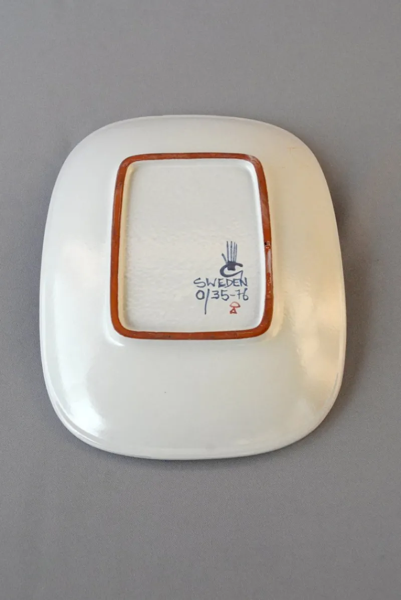 Pamono Hand Painted Bowl by Stig Lindberg for Gustavsberg, Sweden, 1950s> Bowls