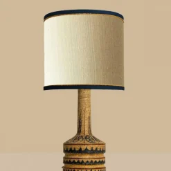 Pamono Hand Painted Sculptural Table Lamps, 1960s, Set of 2><noscript><img width=