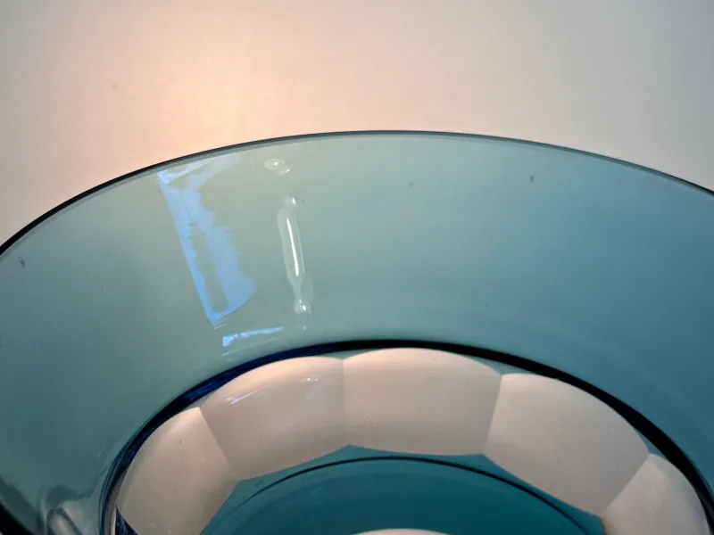 Pamono Handcrafted Art Deco Crystal Glass Bowl from Ludwig Moser & Söhne Karlsbad, Czechoslovakia, 1920s> Bowls