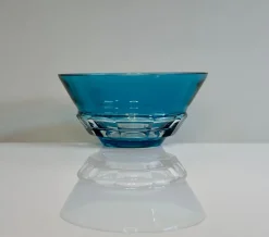 Pamono Handcrafted Art Deco Crystal Glass Bowl from Ludwig Moser & Söhne Karlsbad, Czechoslovakia, 1920s><noscript><img width=