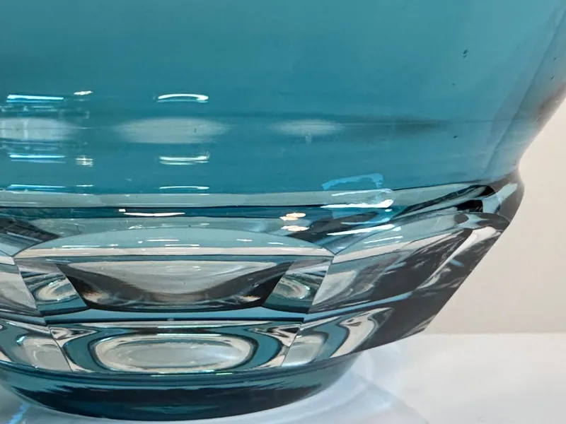 Pamono Handcrafted Art Deco Crystal Glass Bowl from Ludwig Moser & Söhne Karlsbad, Czechoslovakia, 1920s> Bowls
