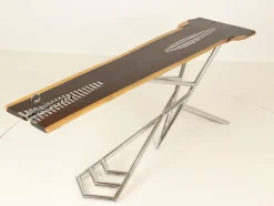 Pamono Handcrafted Scissors 1 Console Table by Bruno Helgen, Bali, 2000s><noscript><img width=