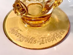 Online Pamono Handcrafted Wine or Brandy Glasses from Theresienthal Glassworks, Germany 1950s, Set of 4