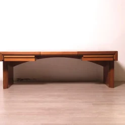 Pamono Handcrafted Wooden Desk, 1970s> Desks