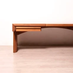 Pamono Handcrafted Wooden Desk, 1970s><noscript><img width=