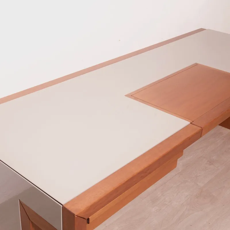 Pamono Handcrafted Wooden Desk, 1970s> Desks