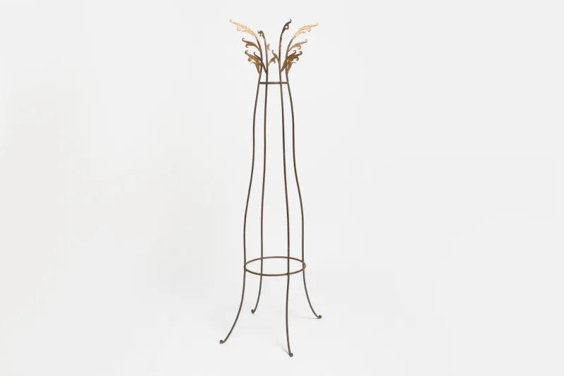 New Pamono Hand-Forged Iron Coat Rack, 1980s