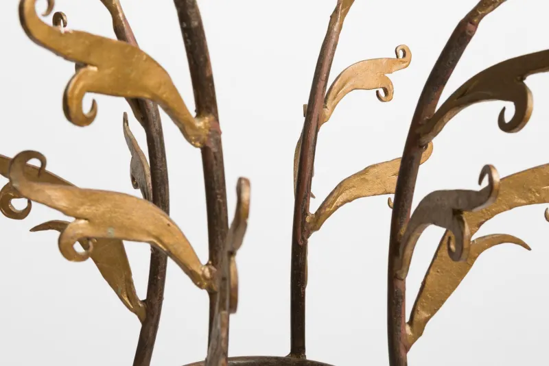 New Pamono Hand-Forged Iron Coat Rack, 1980s