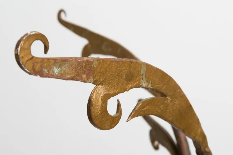 New Pamono Hand-Forged Iron Coat Rack, 1980s