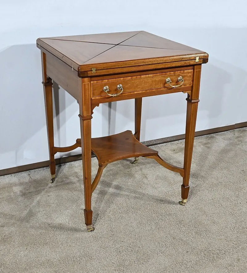 Discount Pamono Handkerchief Games Table in Blond Mahogany, 1930