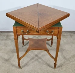Pamono Handkerchief Games Table in Blond Mahogany, 1930><noscript><img width=
