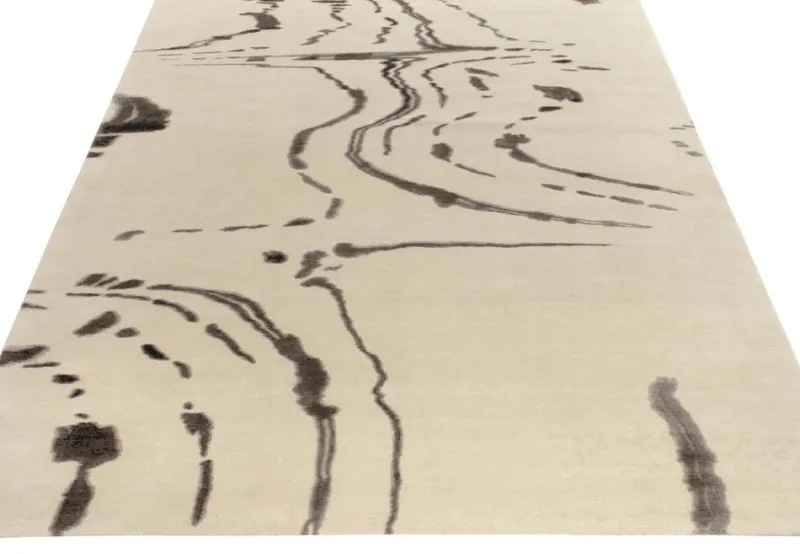 Sale Pamono Hand-Knotted Abstract Rug from R&K Principal Jahanshah Nazmiyal