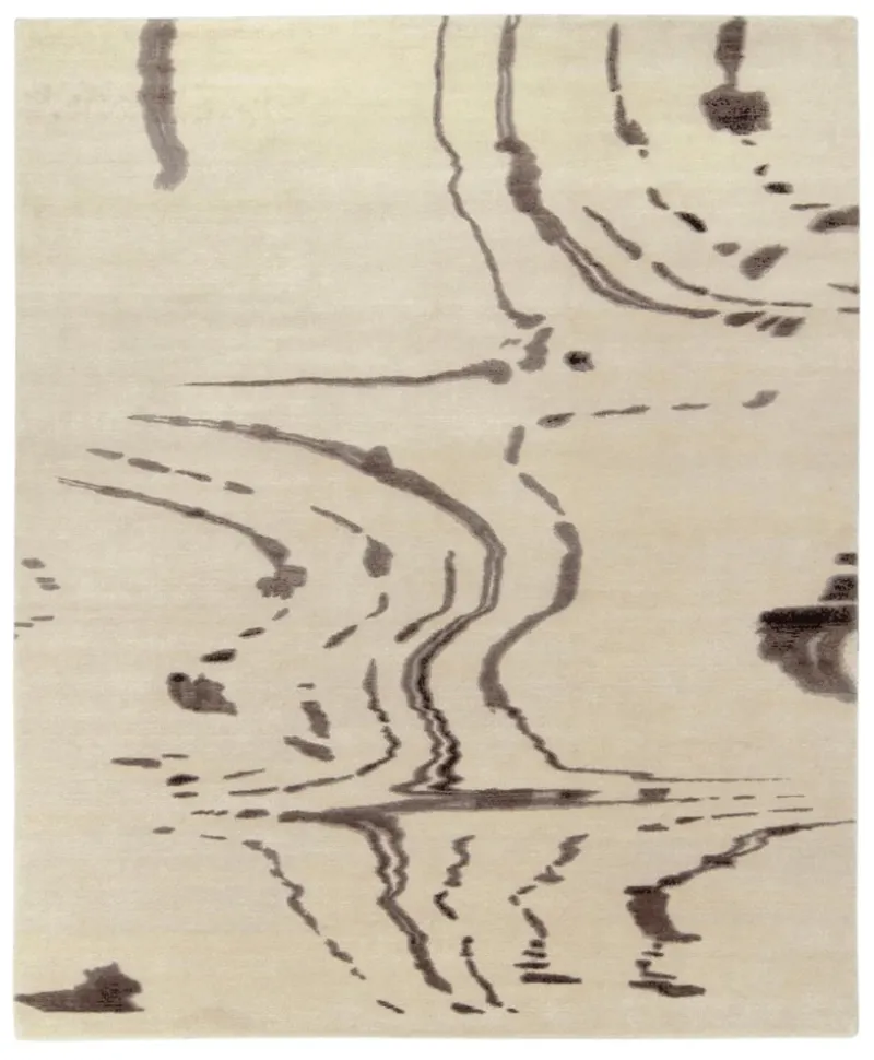 Sale Pamono Hand-Knotted Abstract Rug from R&K Principal Jahanshah Nazmiyal