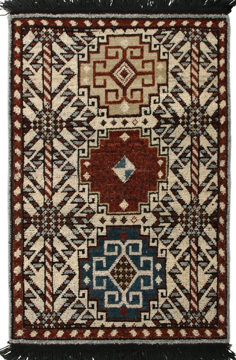 Pamono Hand-Knotted Rug with Geometric Pattern from R&K Principal Jahanshah Nazmiyal> Carpets & Textiles|Carpets & Textiles