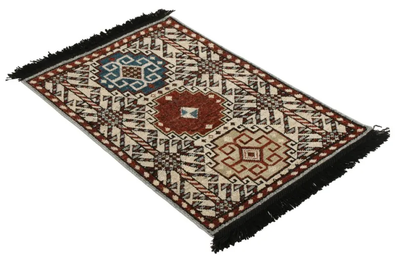 Pamono Hand-Knotted Rug with Geometric Pattern from R&K Principal Jahanshah Nazmiyal> Carpets & Textiles|Carpets & Textiles