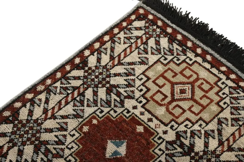 Pamono Hand-Knotted Rug with Geometric Pattern from R&K Principal Jahanshah Nazmiyal> Carpets & Textiles|Carpets & Textiles