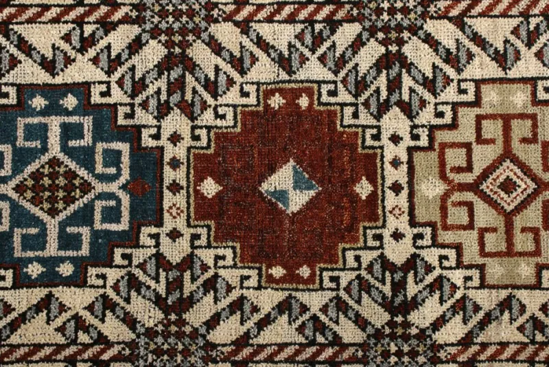Pamono Hand-Knotted Rug with Geometric Pattern from R&K Principal Jahanshah Nazmiyal> Carpets & Textiles|Carpets & Textiles