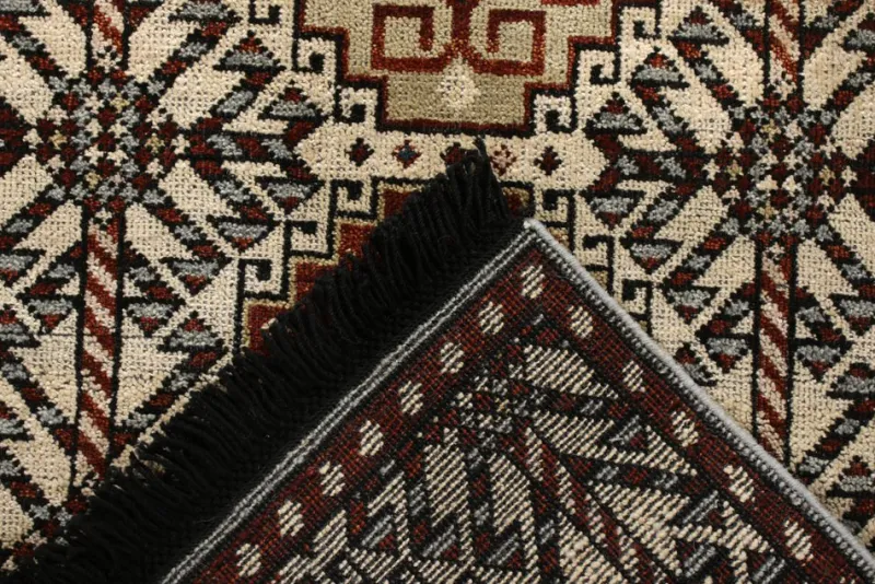 Pamono Hand-Knotted Rug with Geometric Pattern from R&K Principal Jahanshah Nazmiyal> Carpets & Textiles|Carpets & Textiles