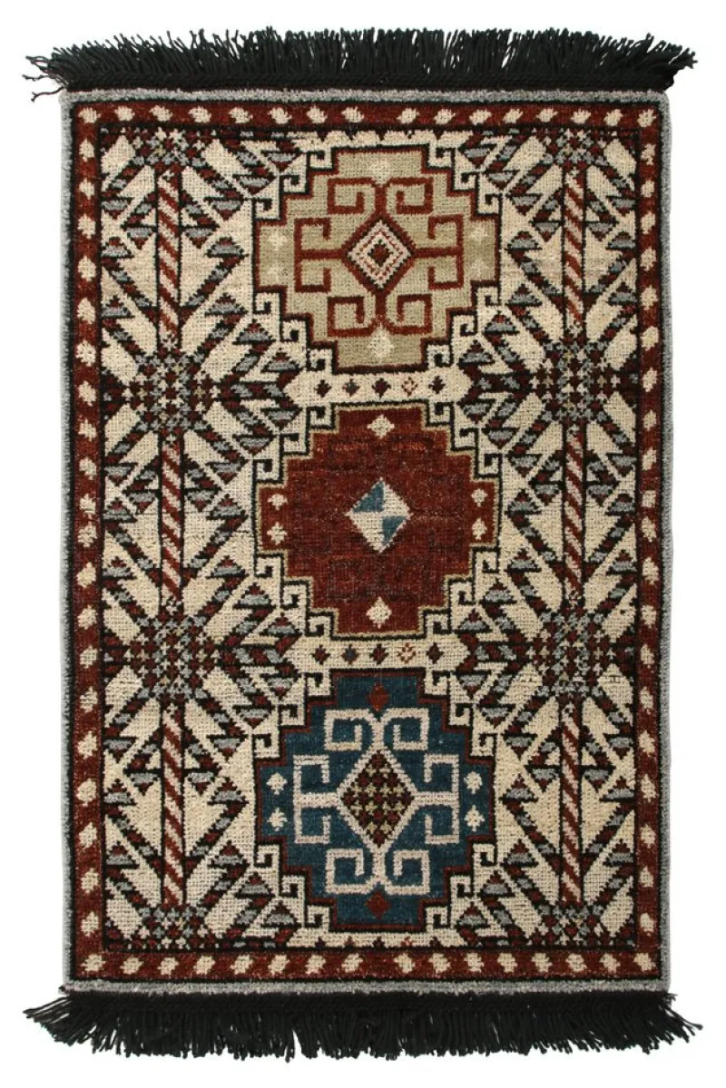 Pamono Hand-Knotted Rug with Geometric Pattern from R&K Principal Jahanshah Nazmiyal> Carpets & Textiles|Carpets & Textiles