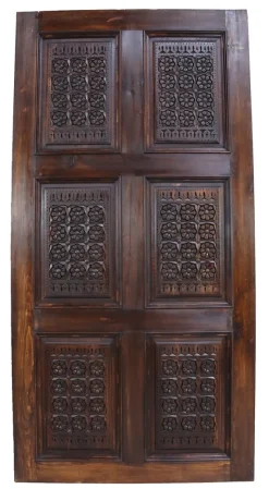 Pamono Handmade and Handcarved Sliding Door Panel, Nuristan, Afghanistan, 1920s> Architectural Elements