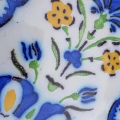 Pamono Handmade Ceramic Tiles attributed to Devres, France, 1960s><noscript><img width=