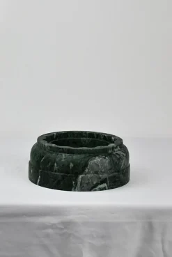 Pamono Handmade Column Vase in Satin Green Guatemala Marble by Fiammetta V.> Tabletop