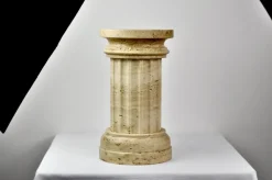 Pamono Handmade Column Vase in Satin Green Guatemala Marble by Fiammetta V.><noscript><img width=