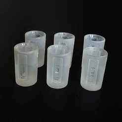 Pamono Handmade Double-Walled Glass Shot Glassesfrom Jägermeister, Set of 6> Glassware