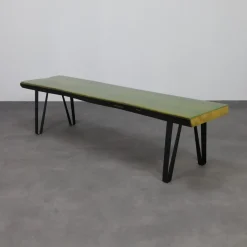Hot Pamono Handmade Green Epoxy Fusion Bench, 1990s