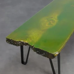 Hot Pamono Handmade Green Epoxy Fusion Bench, 1990s