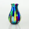 Clearance Pamono Handmade Murano Glass Acquamarina Vase by Angelo Ballarin